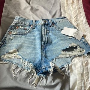 COPY - Zara jean shorts. Brand new with tags. Size 0.